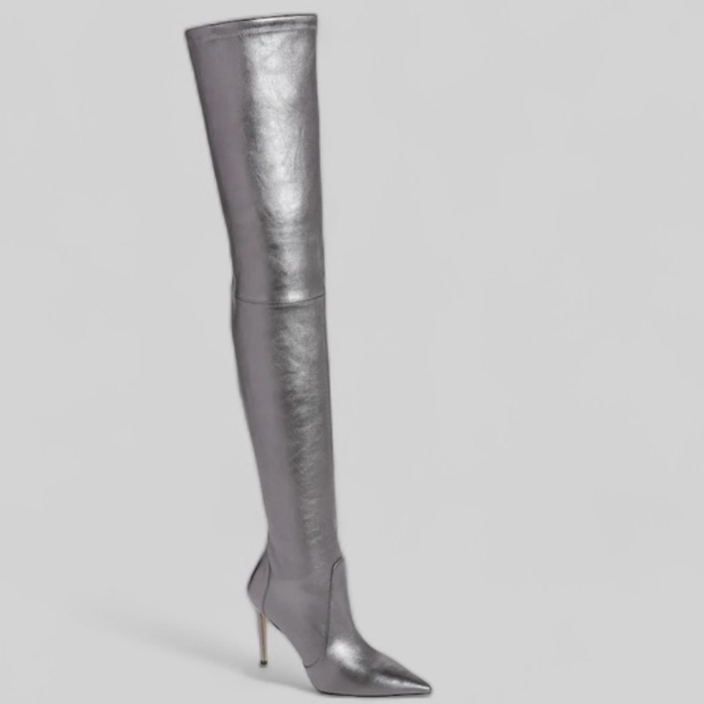🌹STUART WEITZMAN🌹Ultrastuart 100 Stretch Pointed Toe Over the Knee Boot Size: 5B